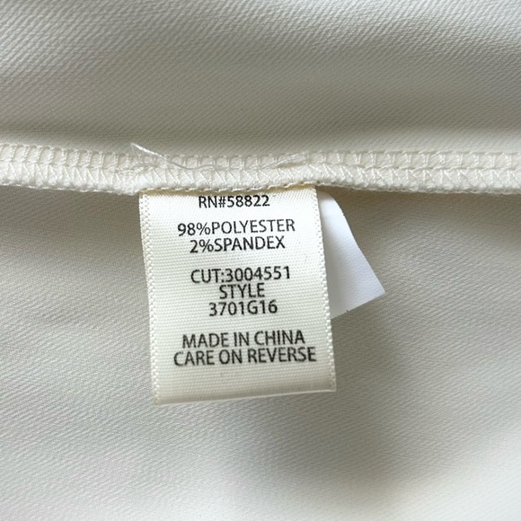 NWT MAX STUDIO CREAM MINIMALIST MIDI WRAP SKIRT - Picture 7 of 8